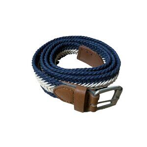 Pull & Bear belt Stretch Braided Fabric Belt Elastic Woven Braided Belt